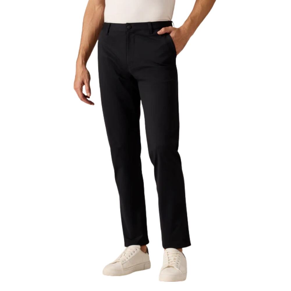 Rhone Pants Mens 38 Black Commuter Slim Straight‎ Performance Athletic Sporty